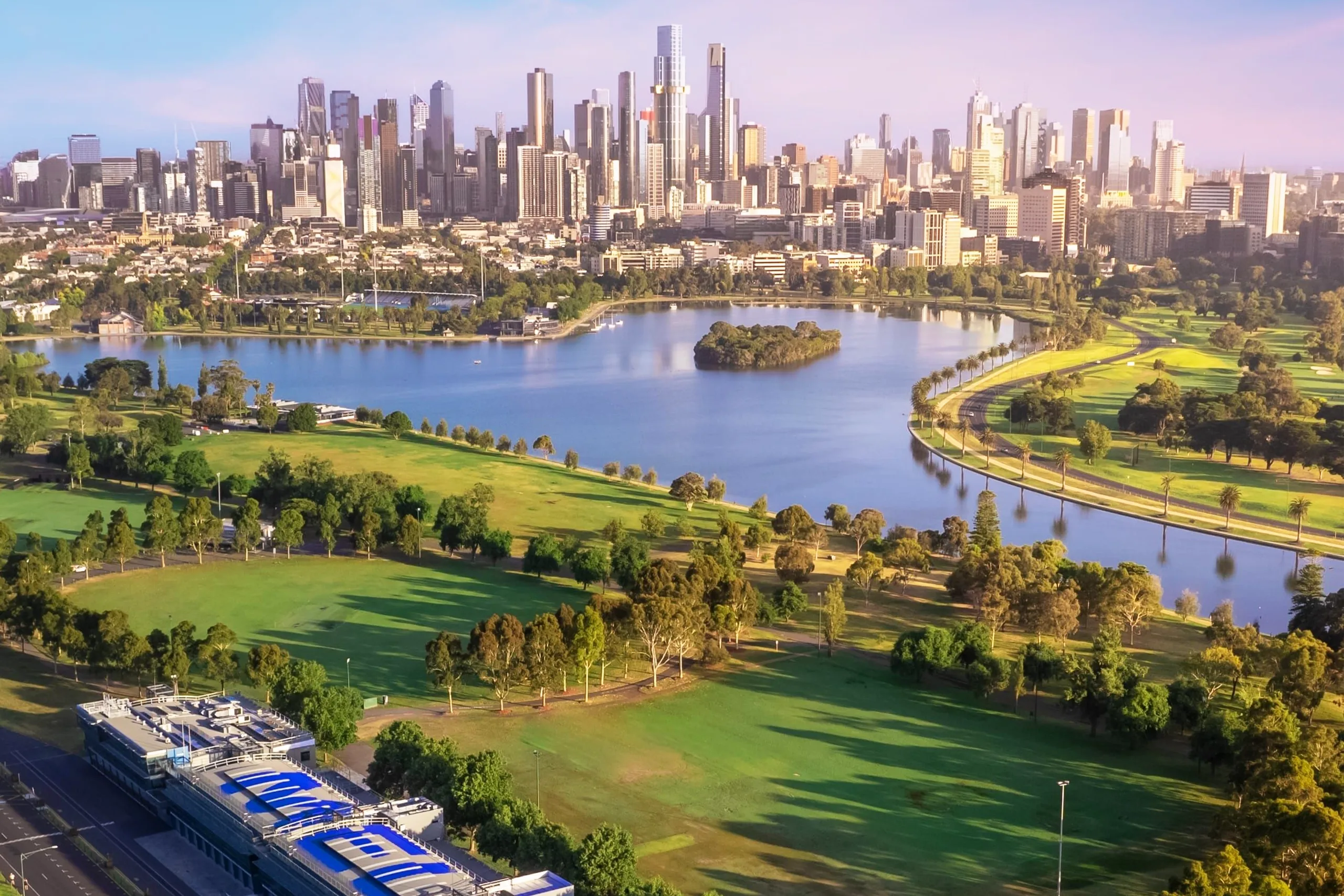 Placeholder image of the Melbourne city skyline